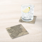 Karte von Irland Rechteckiger Pappuntersetzer (Vor Ort)