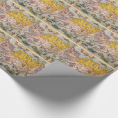 Karte von Island Geschenkpapier (Ecke)