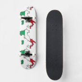 Karte von Italien Skateboard (Vorderseite)