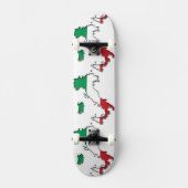 Karte von Italien Skateboard (Vorderseite)