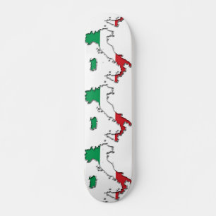 Karte von Italien Skateboard