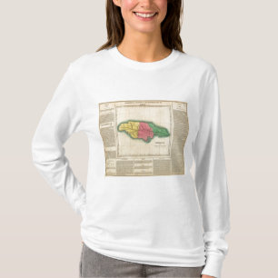 Karte von Jamaika T-Shirt