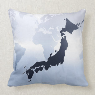 Karte von Japan 2 Kissen