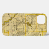 Karte von Jasper County, Staat von Iowa Case-Mate iPhone Hülle (Rückseite (Horizontal))