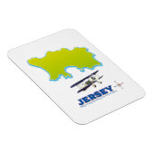 Karte von Jersey. Magnet (Rechte Seite)