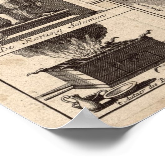 Karte von Jerusalem Poster (Ecke)