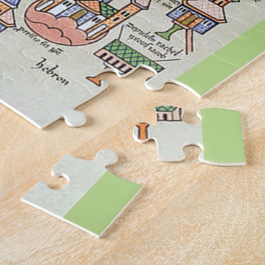 Karte von Jerusalem-Puzzlespiel Puzzle (Seite)