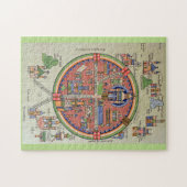 Karte von Jerusalem-Puzzlespiel Puzzle (Horizontal)