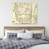 Karte von Jerusalem und Umgebung, aus "C Leinwanddruck (Insitu (Schlafzimmer))