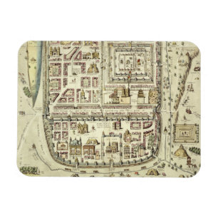 Karte von Jerusalem und von Umgebung, von 'C Magnet