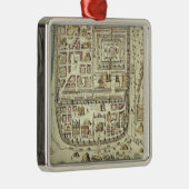 Karte von Jerusalem und von Umgebung, von 'C Ornament Aus Metall (Rechts)