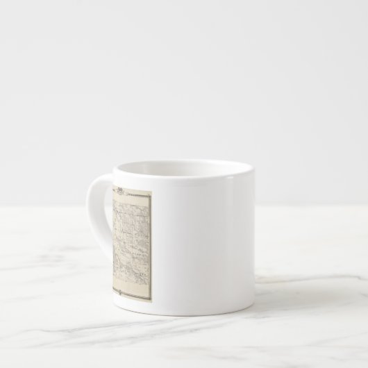 Karte von Jones County, Staat von Iowa Espressotasse (Vorderseite Links)