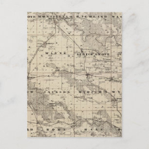 Karte von Jones Landkreis, Staat von Iowa