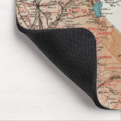 Karte von Kalifornien 2 Mousepad (Ecke)