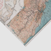 Karte von Kalifornien 2 Seidenpapier (Ausschnitt)