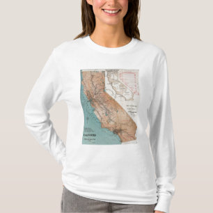 Karte von Kalifornien 2 T-Shirt