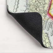 Karte von Kalifornien Mousepad (Ecke)