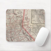 Karte von Kalifornien Mousepad (Mit Mouse)