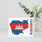 Karte von Kambodscha (Stehend Vorderseite)