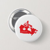 Karte von Kanada Button (Vorne & Hinten)