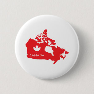 Karte von Kanada Button