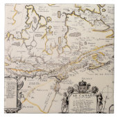 Karte von Kanada Fliese (Vorderseite)