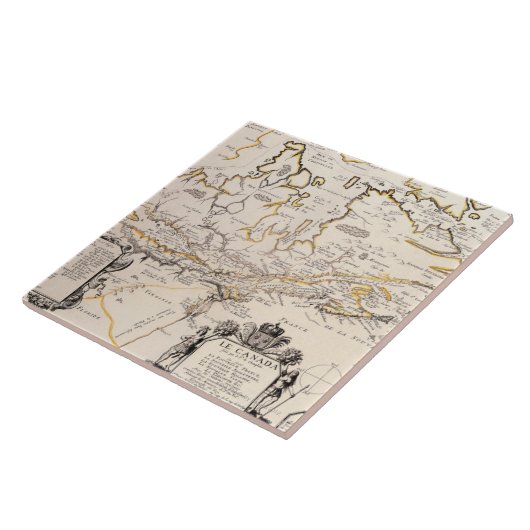 Karte von Kanada Fliese (Seite)