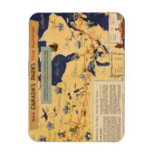 Karte von Kanada - Kanadas Parks Magnet (Vertikal)