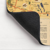 Karte von Kanada - Kanadas Parks Mousepad (Ecke)