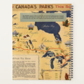 Karte von Kanada - Kanadas Parks Planer (Rückseite)