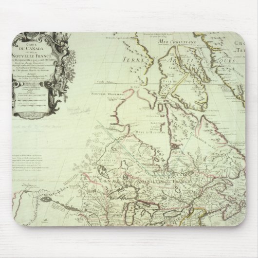 Karte von Kanada Mousepad (Vorne)
