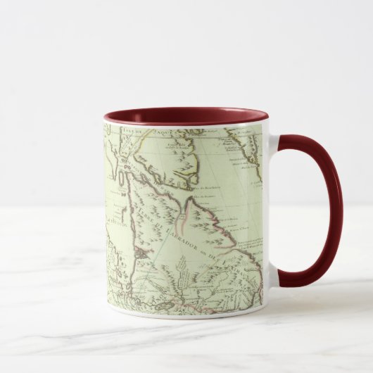 Karte von Kanada Tasse (Rechts)