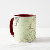 Karte von Kanada Tasse (Vorderseite Links)