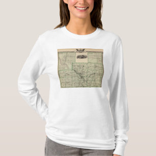 Karte von Kankakee County, von Kankakee und von T-Shirt
