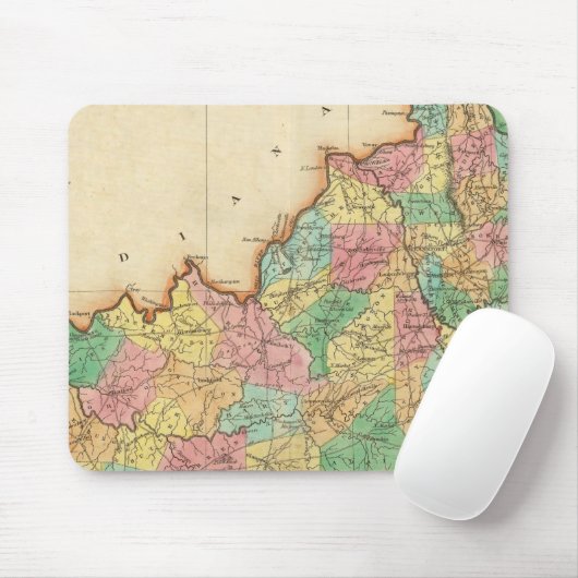 Karte von Kentucky Mousepad (Mit Mouse)