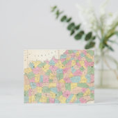 Karte von Kentucky & Tennessee (Stehend Vorderseite)