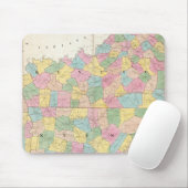 Karte von Kentucky & Tennessee Mousepad (Mit Mouse)