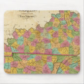 Karte von Kentucky und Tennessee Mousepad (Vorne)