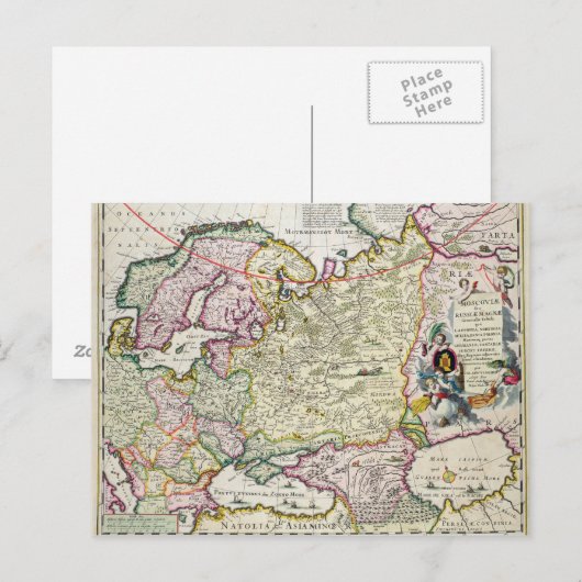 Karte von Kleinasien (Vorne/Hinten)