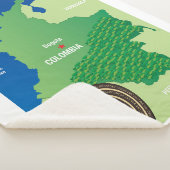 Karte von Kolumbien Sherpadecke (3/4)