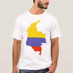Karte von Kolumbien T-Shirt