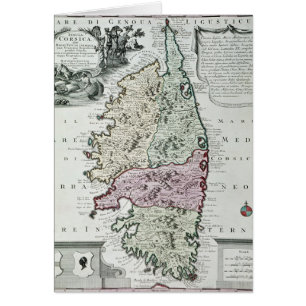 Karte von Korsika