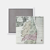 Karte von Korsika Magnet (Vorderseite/Rückseite)