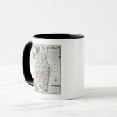 Karte von Korsika Tasse (Vorderseite Links)