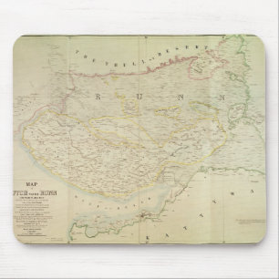 Karte von Kutch und von Runn, Indien, 1854 Mousepad