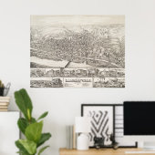 Karte von Lambertville, New Jersey, 1883 Poster (Heimbüro)