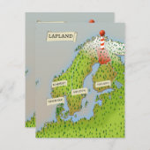 Karte von Lappland (Vorne/Hinten)