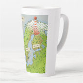 Karte von Lappland Milchtasse (Rechte Ecke)