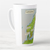 Karte von Lappland Milchtasse (Linke Ecke)