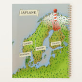 Karte von Lappland Planer (Rückseite)